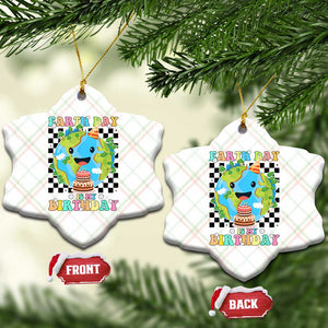 Earth Day Birthday Ceramic Ornament Its My Birthday April 22 TS10 Print Your Wear