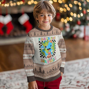 Earth Day Birthday Ugly Christmas Sweater Its My Birthday April 22 TS10 Mocha Mousse Print Your Wear