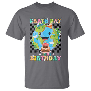 Earth Day Birthday T Shirt Its My Birthday April 22 TS10 Charcoal Print Your Wear