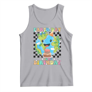 Earth Day Birthday Tank Top Its My Birthday April 22 TS10 Athletic Heather Print Your Wear