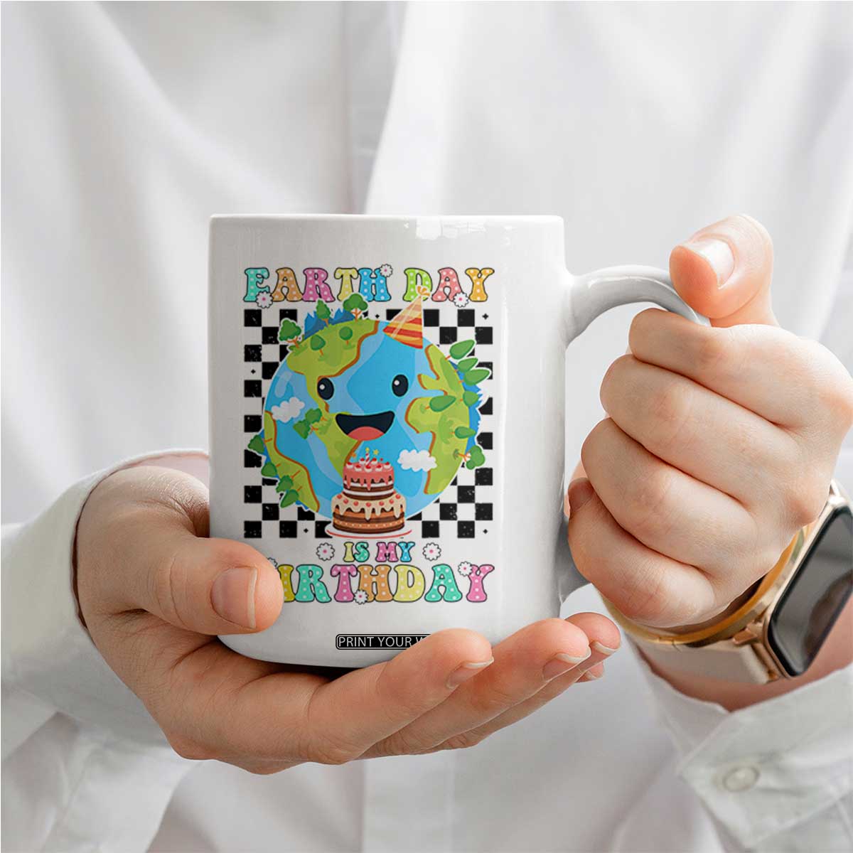 Earth Day Birthday Coffee Mug Its My Birthday April 22 TS10 Print Your Wear