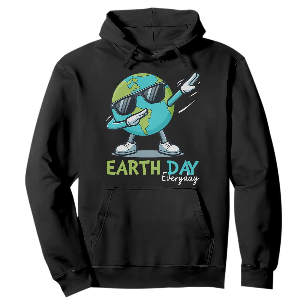Dabbing Earth Day Hoodie Everyday Positive Vibes Nature Lover Gifts TS10 Black Print Your Wear
