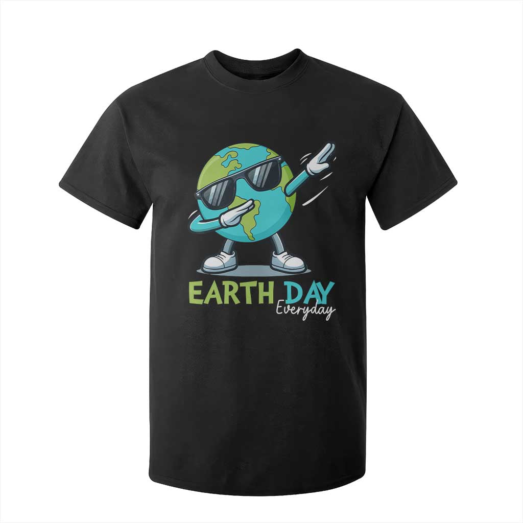 Dabbing Earth Day T Shirt For Kid Everyday Positive Vibes Nature Lover Gifts TS10 Black Print Your Wear