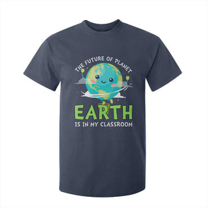 Earth Day Teachers T Shirt For Kid Funny Classroom TS10 Navy Print Your Wear