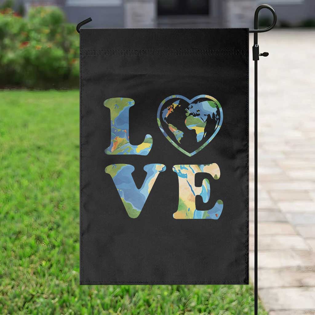 Earth Day Garden Flag Heart Environmental Nature Recycling Lovers TS10 Print Your Wear