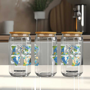 Earth Day Glass Can Heart Environmental Nature Recycling Lovers TS10 Print Your Wear