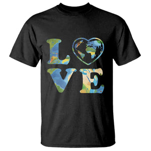 Earth Day T Shirt Heart Environmental Nature Recycling Lovers TS10 Black Print Your Wear