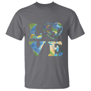Earth Day T Shirt Heart Environmental Nature Recycling Lovers TS10 Charcoal Print Your Wear