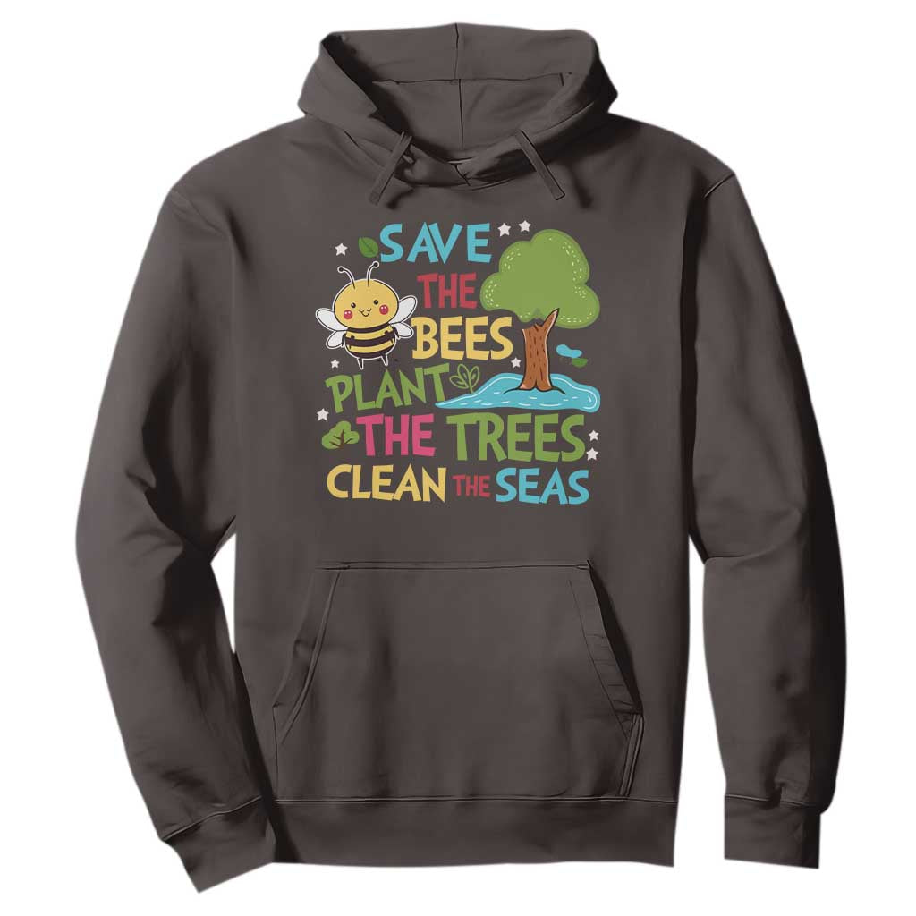Earth Day Hoodie Funny Awesome Environmental Nature Recycling TS10 Dark Chocolate Print Your Wear