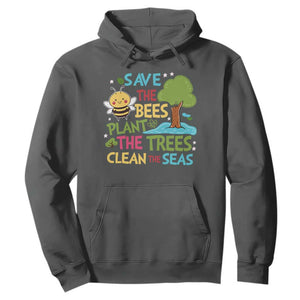 Earth Day Hoodie Funny Awesome Environmental Nature Recycling TS10 Dark Heather Print Your Wear
