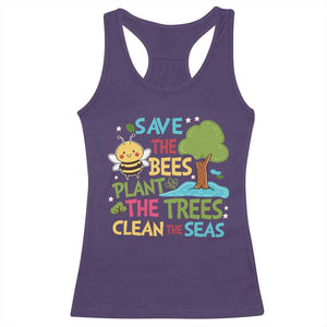 Earth Day Racerback Tank Top Funny Awesome Environmental Nature Recycling TS10 Purple Print Your Wear