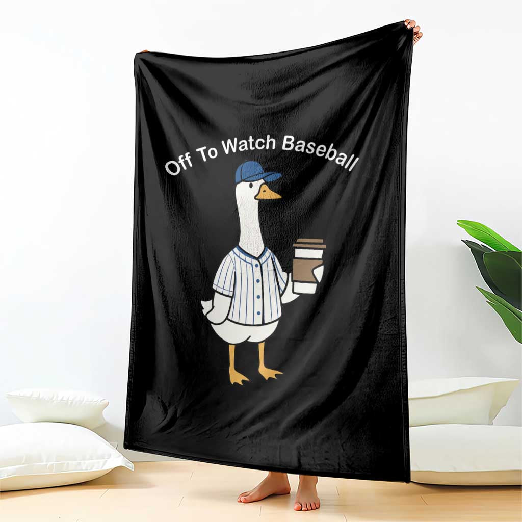 Funny Baseball Mom Goose Throw Blanket Funny Sports Game Day TS10 Print Your Wear