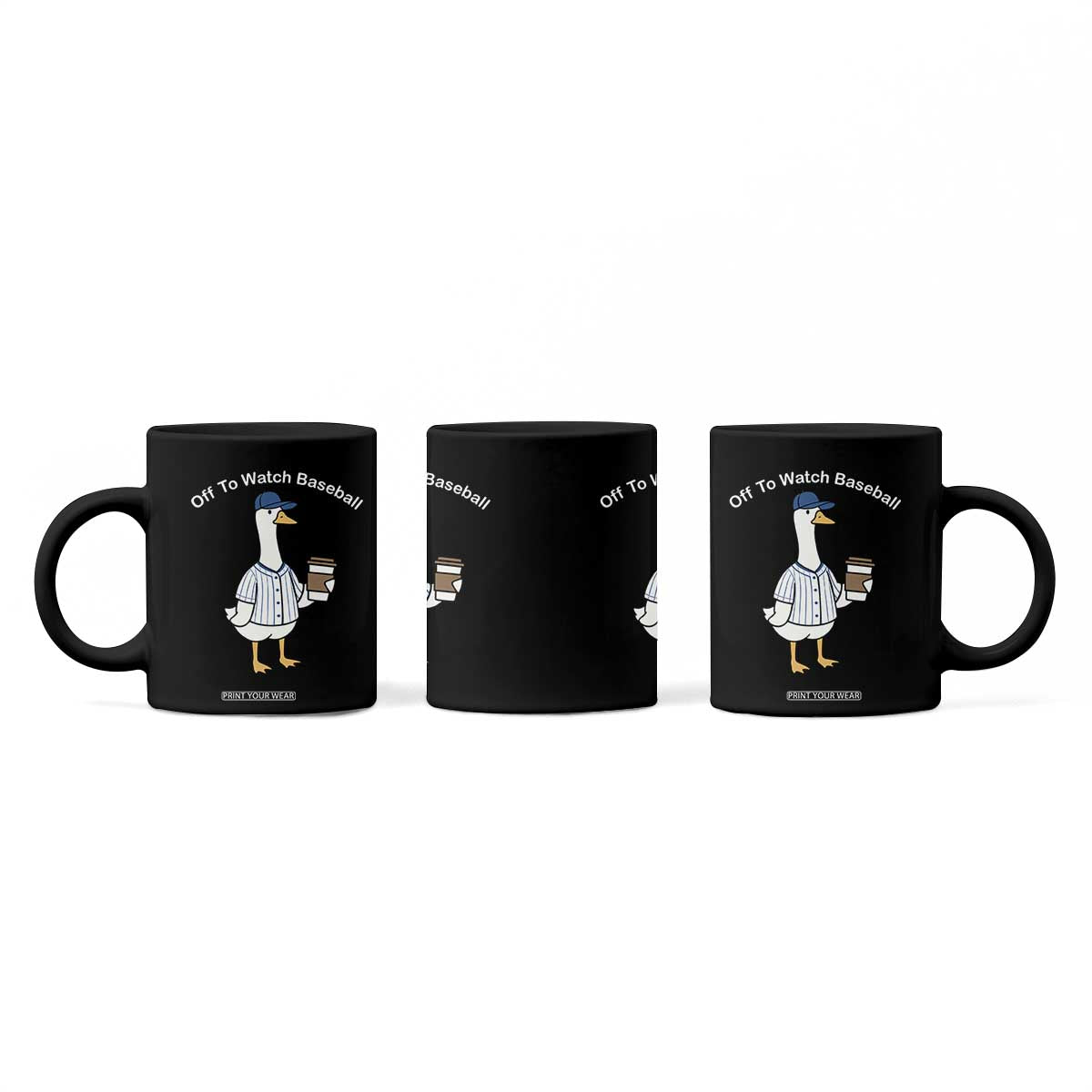 Funny Baseball Mom Goose Coffee Mug Funny Sports Game Day TS10 Print Your Wear