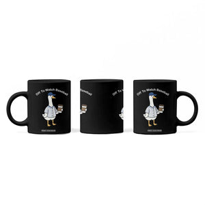 Funny Baseball Mom Goose Coffee Mug Funny Sports Game Day TS10 Print Your Wear