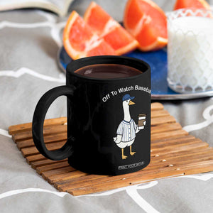 Funny Baseball Mom Goose Coffee Mug Funny Sports Game Day TS10 Print Your Wear