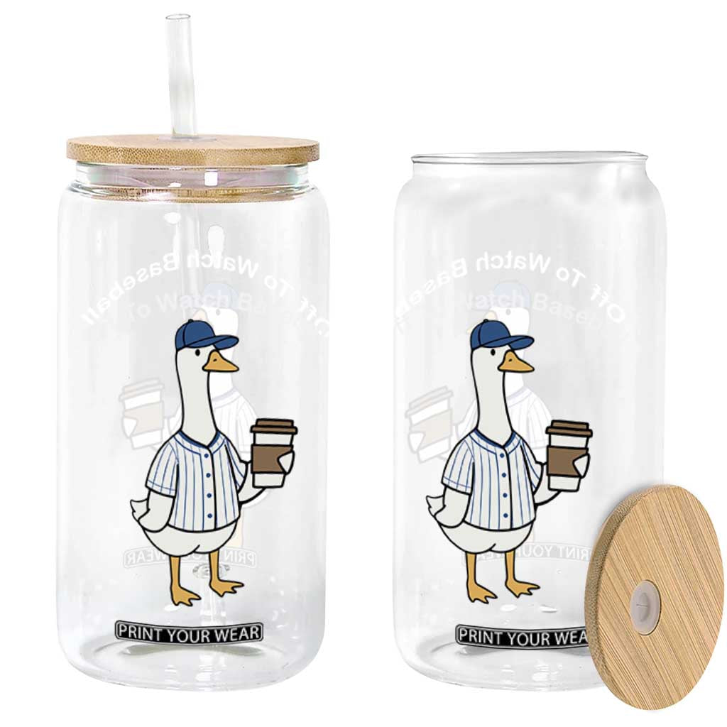 Funny Baseball Mom Goose Glass Can Funny Sports Game Day TS10 Print Your Wear