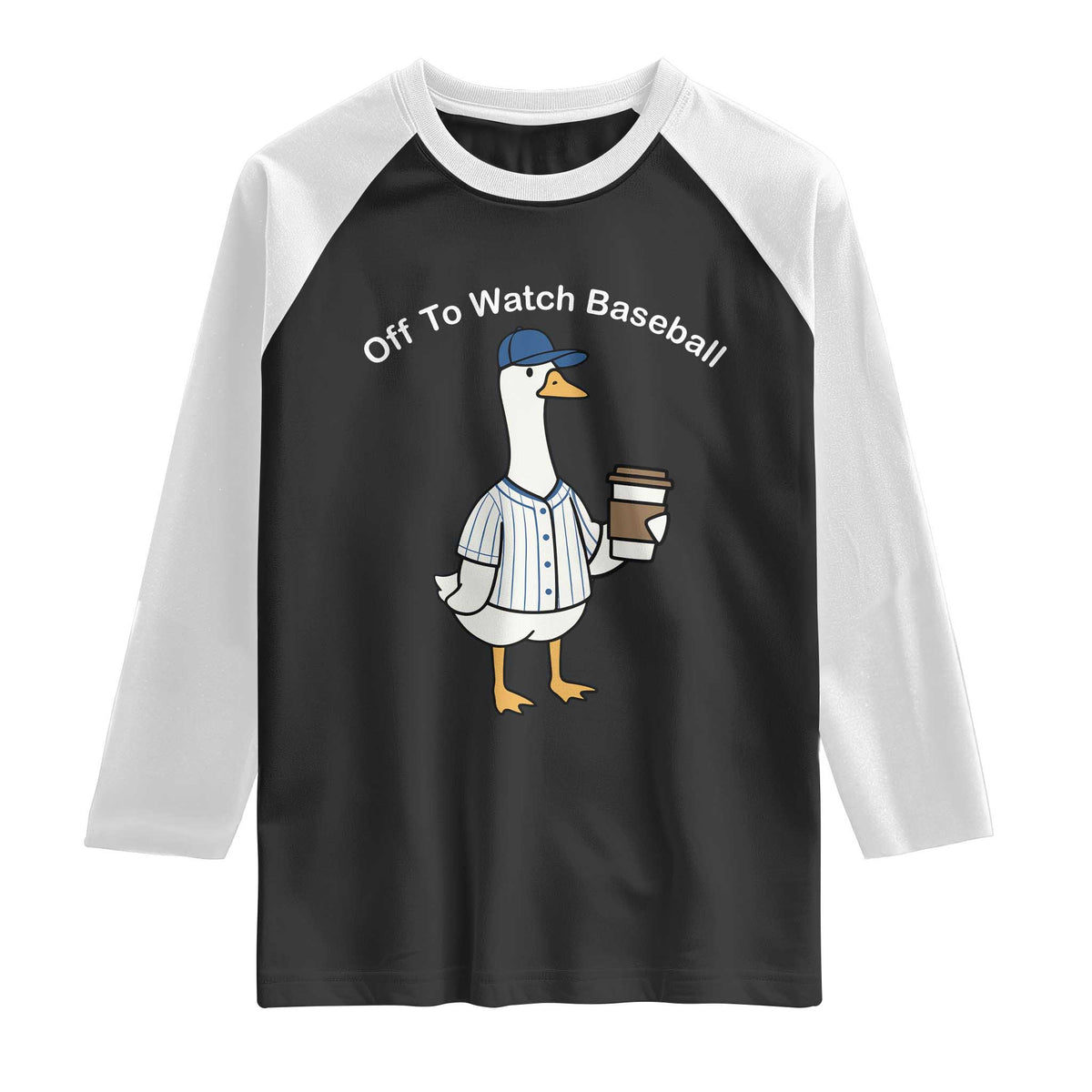 Funny Baseball Mom Goose Raglan Shirt Funny Sports Game Day TS10 Black White Print Your Wear