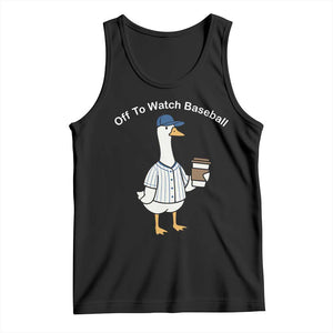 Funny Baseball Mom Goose Tank Top Funny Sports Game Day TS10 Black Print Your Wear