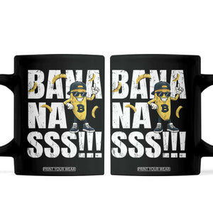 Banana Lovers Coffee Mug Funny Bananas Vintage Style TS10 Black Print Your Wear