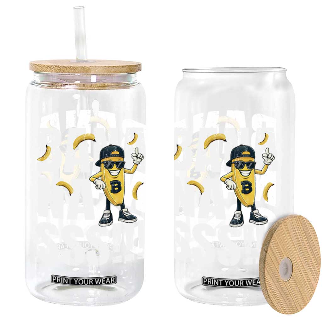 Banana Lovers Glass Can Funny Bananas Vintage Style TS10 Print Your Wear