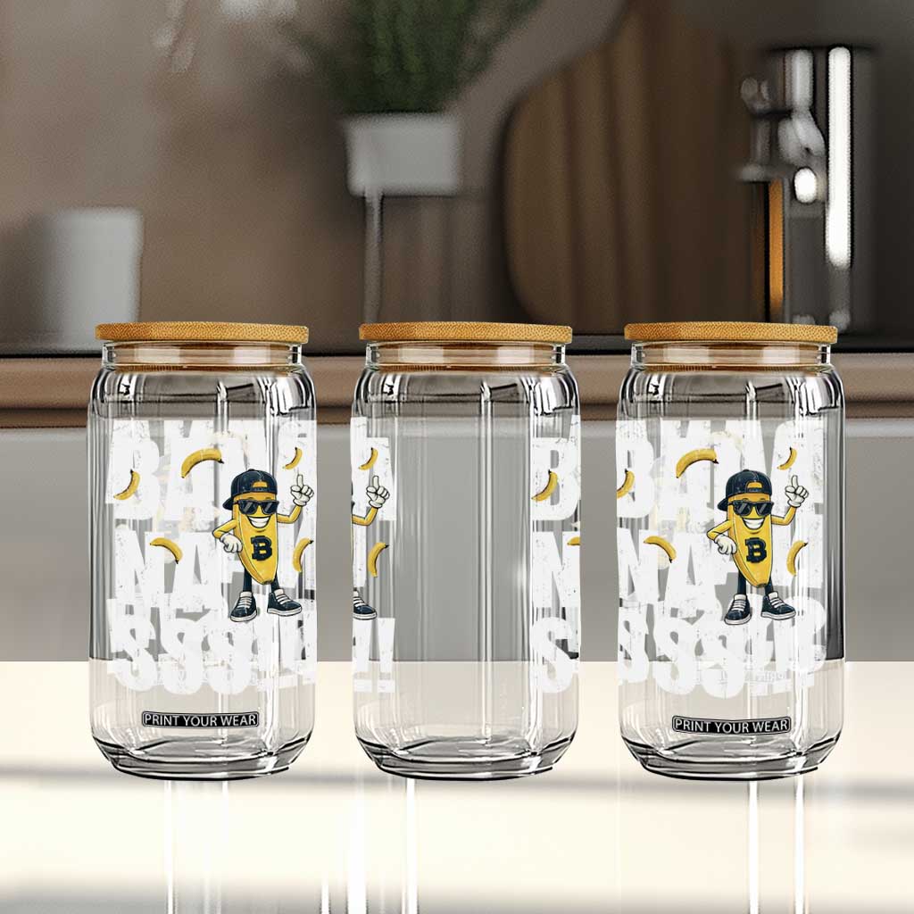 Banana Lovers Glass Can Funny Bananas Vintage Style TS10 Print Your Wear