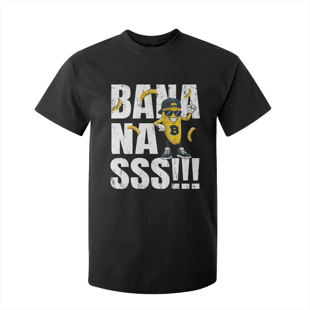Banana Lovers T Shirt For Kid Funny Bananas Vintage Style TS10 Black Print Your Wear