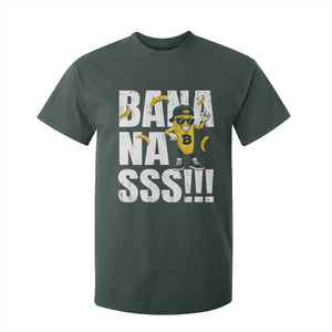 Banana Lovers T Shirt For Kid Funny Bananas Vintage Style TS10 Dark Forest Green Print Your Wear