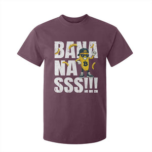 Banana Lovers T Shirt For Kid Funny Bananas Vintage Style TS10 Maroon Print Your Wear