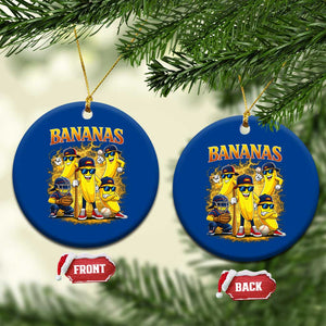 Funny Bananas Ceramic Ornament Lets Go Banana Cute Banana Lovers Bootleg TS10 1pc Blue Print Your Wear