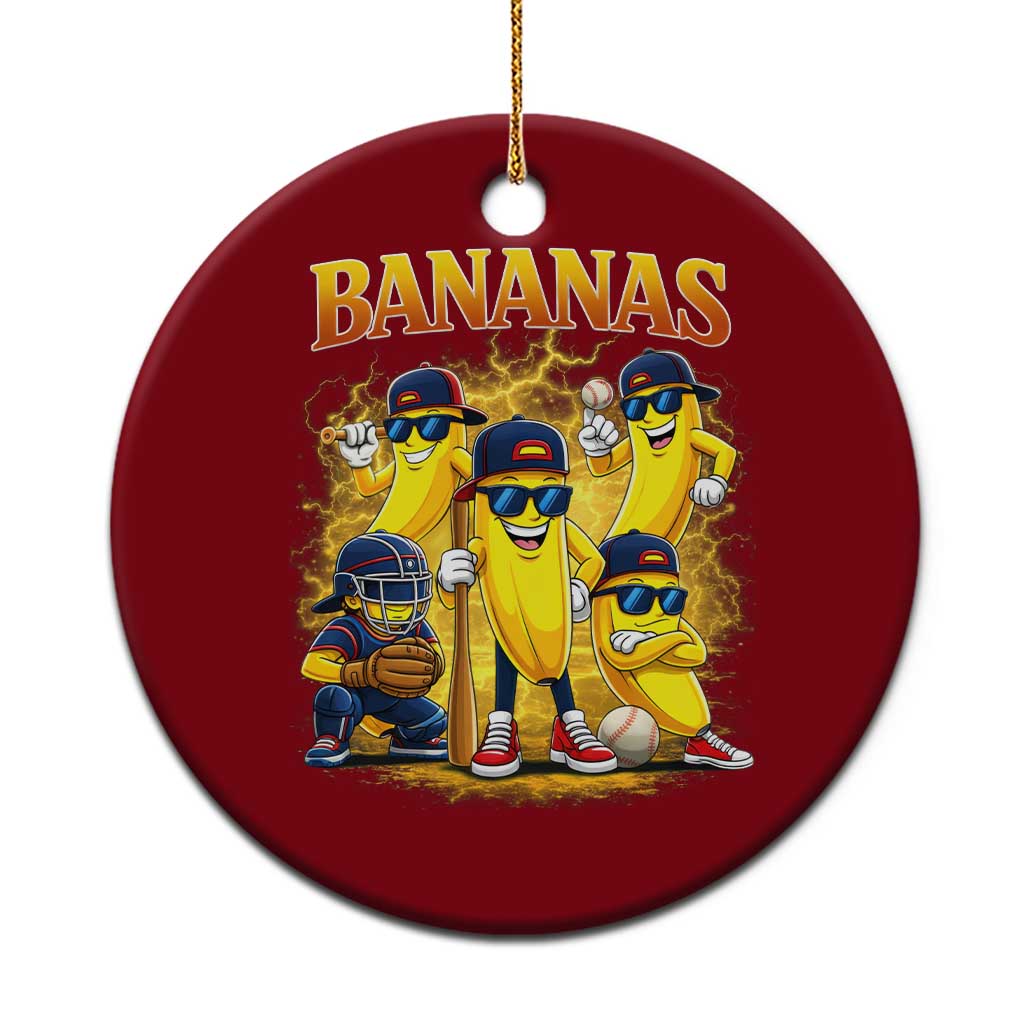 Funny Bananas Ceramic Ornament Lets Go Banana Cute Banana Lovers Bootleg TS10 1pc Red Print Your Wear