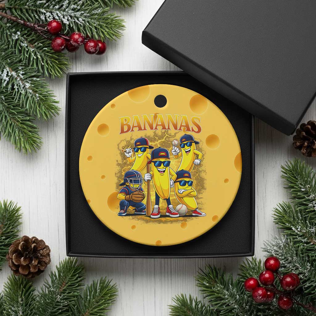 Funny Bananas Ceramic Ornament Lets Go Banana Cute Banana Lovers Bootleg TS10 1pc Yellow Cheese Print Your Wear