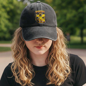 Funny Bananas Washed Cotton Baseball Cap Lets Go Banana Cute Banana Lovers Bootleg TS10 Print Your Wear