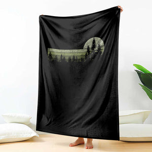 Trees Wildlife Nature Vintage Forest Throw Blanket TS10 Print Your Wear