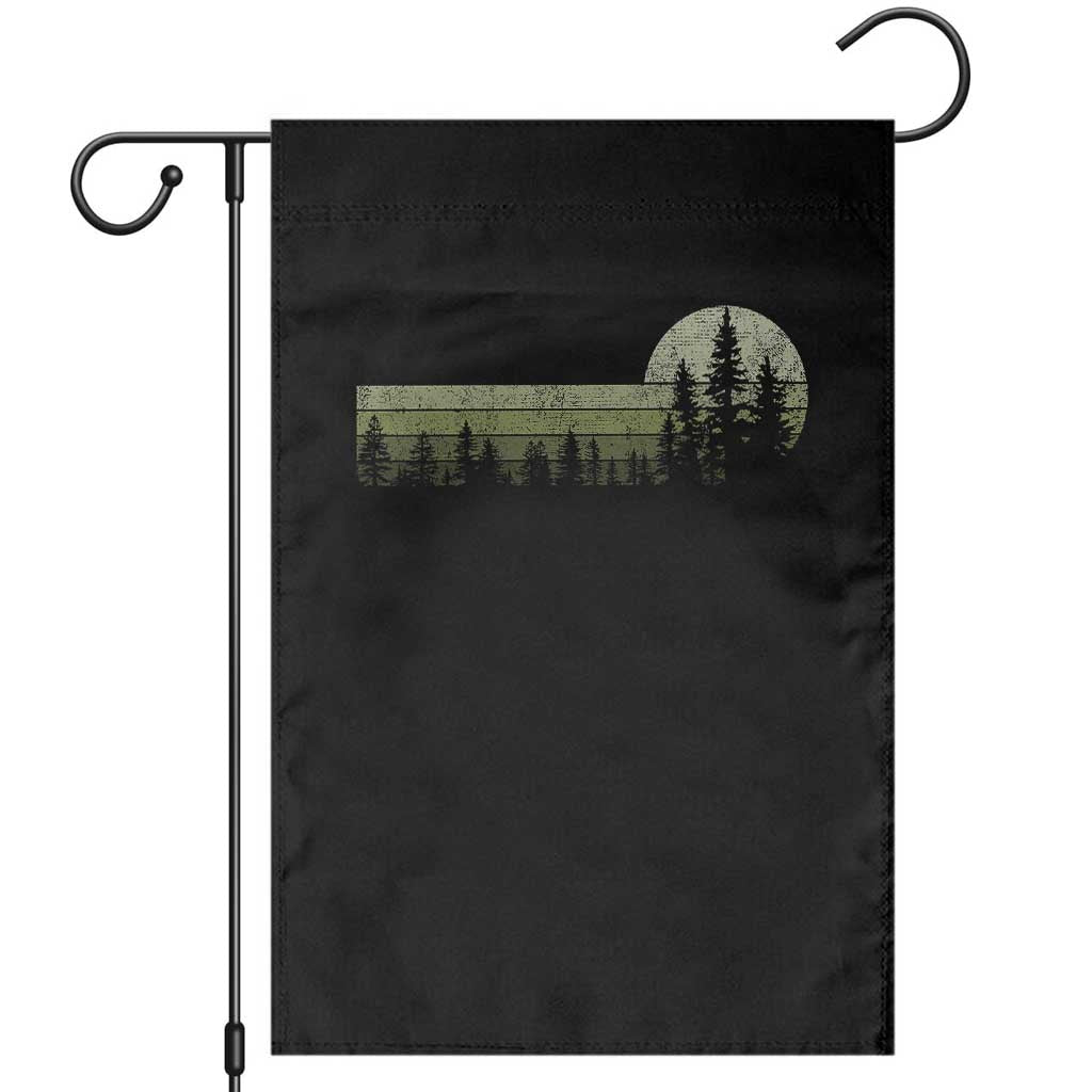 Trees Wildlife Nature Vintage Forest Garden Flag TS10 Black Print Your Wear