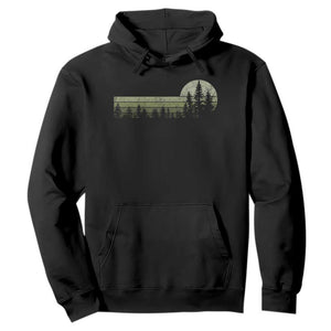 Trees Wildlife Nature Vintage Forest Hoodie TS10 Black Print Your Wear
