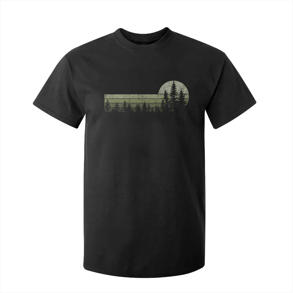 Trees Wildlife Nature Vintage Forest T Shirt For Kid TS10 Black Print Your Wear