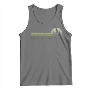 Trees Wildlife Nature Vintage Forest Tank Top TS10 Black Heather Print Your Wear