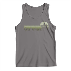 Trees Wildlife Nature Vintage Forest Tank Top TS10 Deep Heather Print Your Wear