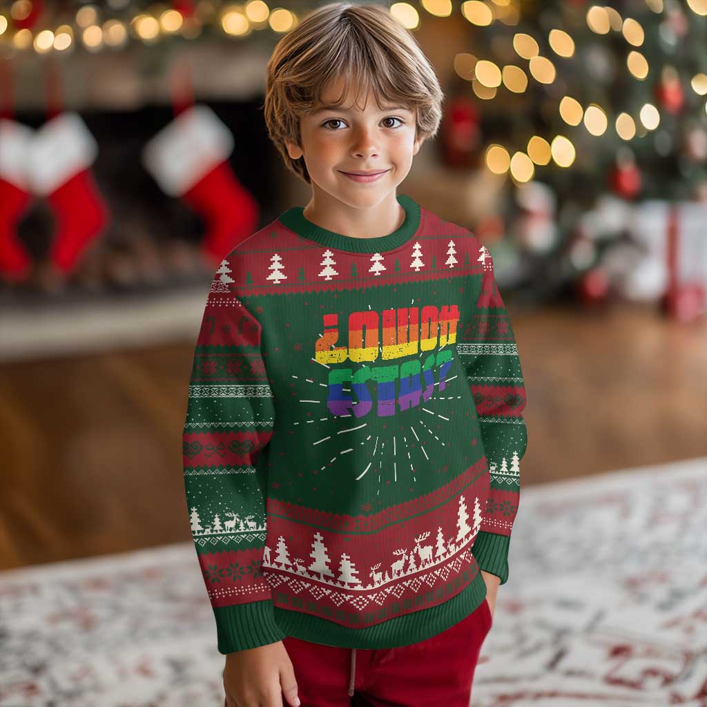 Como Estas Knit Sweatshirt Funny Spanish LGBT Pride Latinx Retro Queer Inclusive Gift TS10 Christmas Print Your Wear