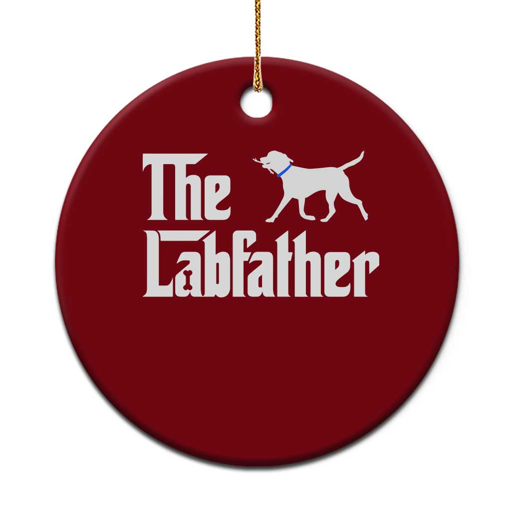 Funny Labrador Dad Ceramic Ornament The Lab Father Fathers Day Gifts For Dog Lovers Dad TS10 1pc Red Print Your Wear