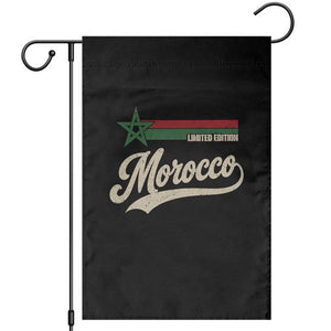 Morocco Garden Flag Limited Edition Vintage Moroccan Pride Retro TS10 Black Print Your Wear