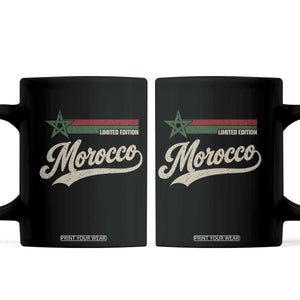 Morocco Coffee Mug Limited Edition Vintage Moroccan Pride Retro TS10 Black Print Your Wear