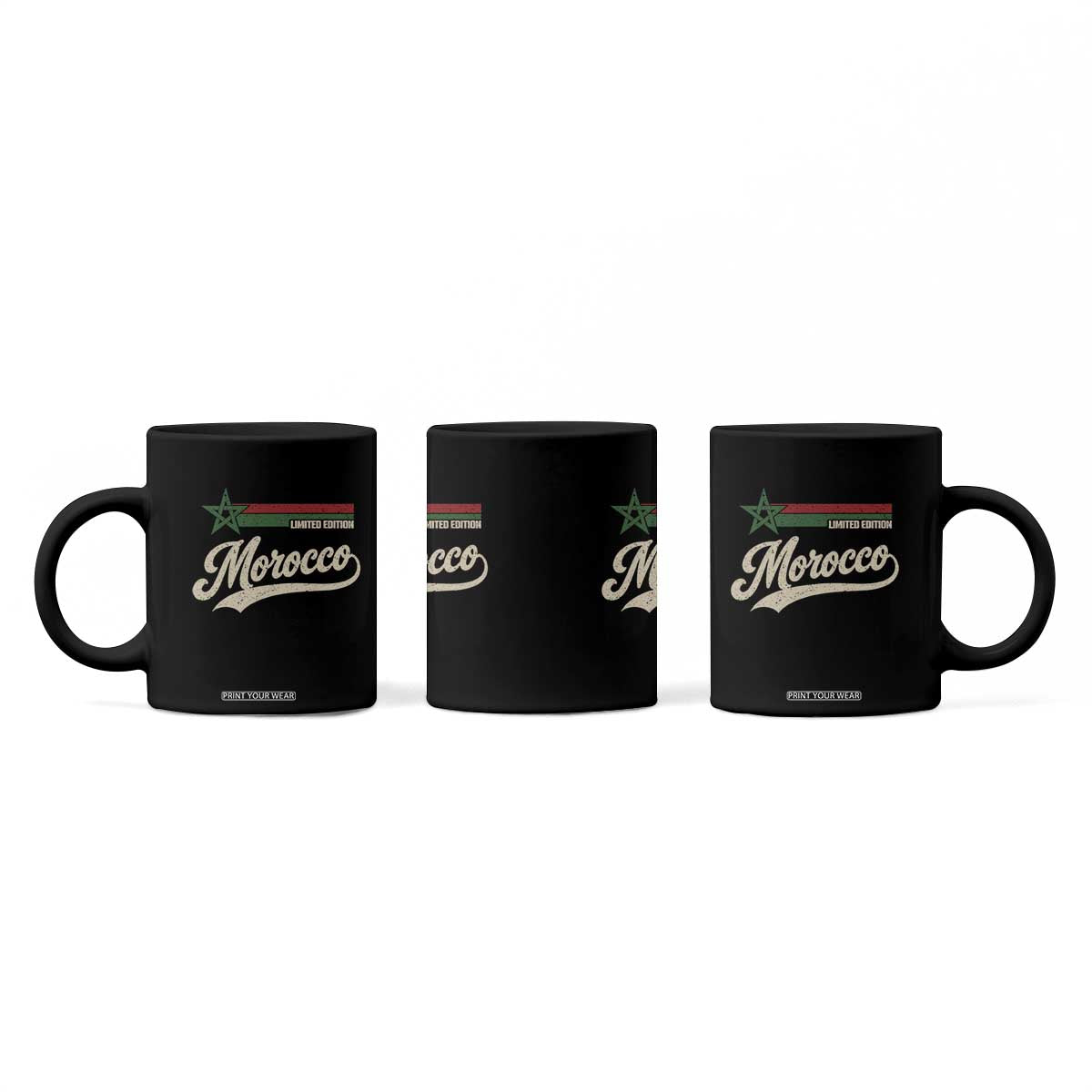Morocco Coffee Mug Limited Edition Vintage Moroccan Pride Retro TS10 Print Your Wear