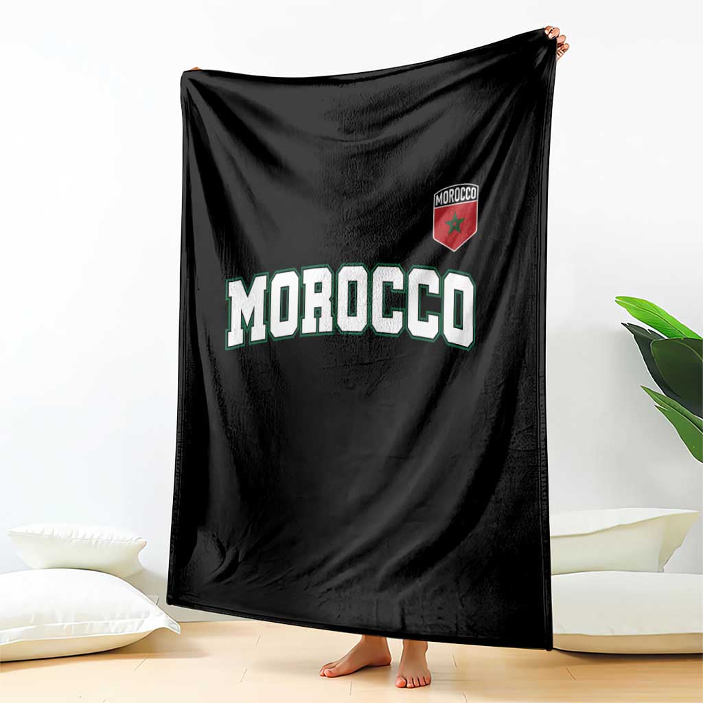 Morocco Moroccan Flag Vintage Pride Throw Blanket TS10 Print Your Wear