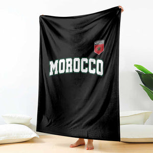 Morocco Moroccan Flag Vintage Pride Throw Blanket TS10 Print Your Wear