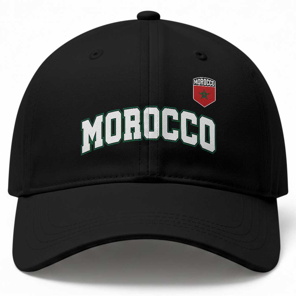 Morocco Moroccan Flag Vintage Pride Baseball Cap TS10 Print Your Wear