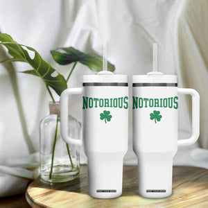 Irish Pride Boxing Fighting Notorious Tumbler With Handle Retro Shamrock Varsity Irish Lucky Clover Graphic TS10 Print Your Wear