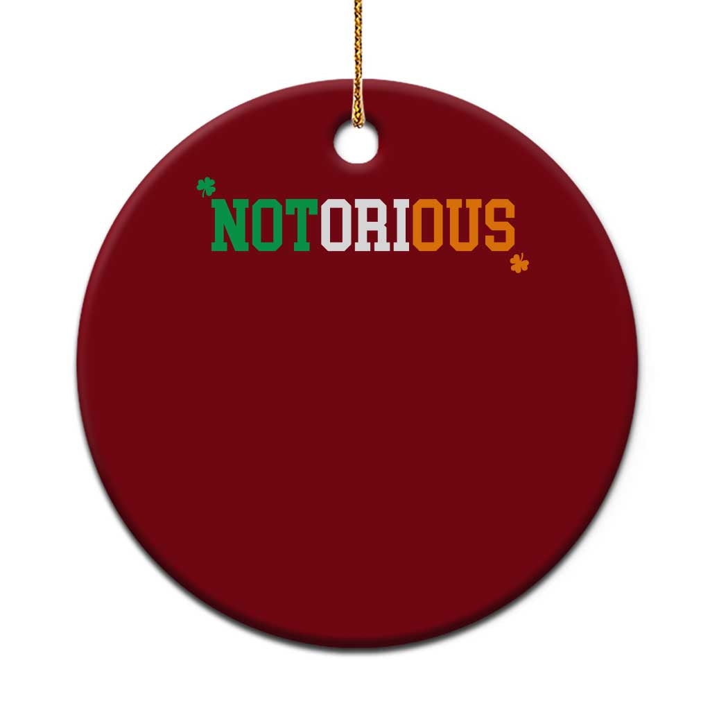 Irish Pride Boxing Fighting Notorious Ceramic Ornament Irish Flag Lucky Shamrock Graphic TS10 1pc Red Print Your Wear