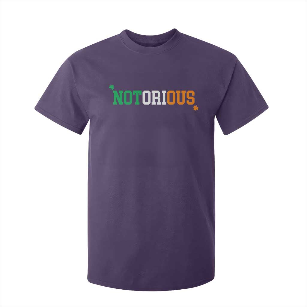 Irish Pride Boxing Fighting Notorious T Shirt For Kid Irish Flag Lucky Shamrock Graphic TS10 Purple Print Your Wear
