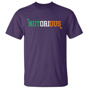Irish Pride Boxing Fighting Notorious T Shirt Irish Flag Lucky Shamrock Graphic TS10 Purple Print Your Wear